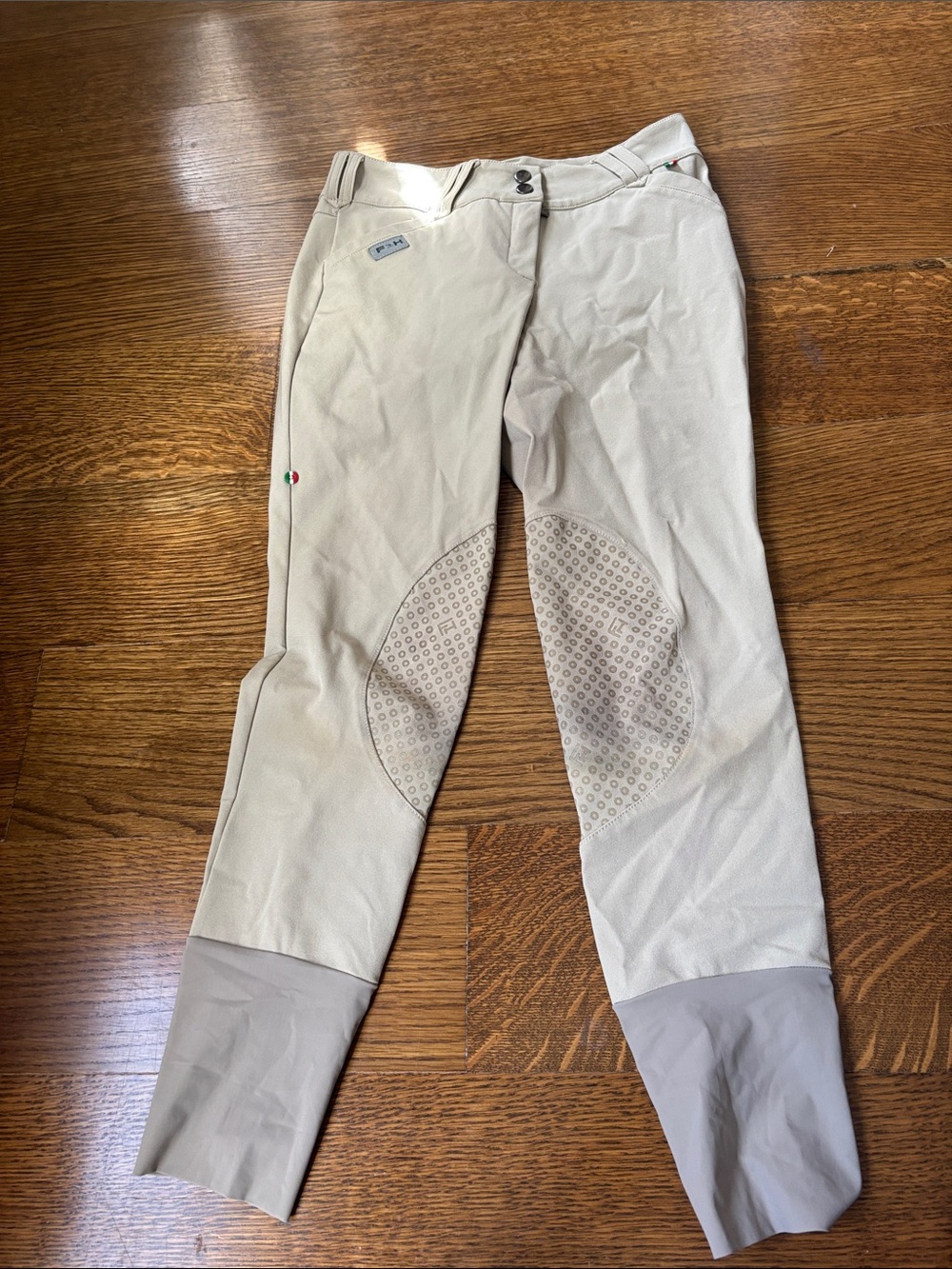 For Horses Womens Beige Riding Breeches - Picture 2 of 5